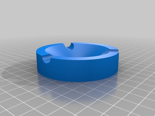portable debowler Aschenbecher Schüssel Rohr Unkraut 3D print model - Mito3D