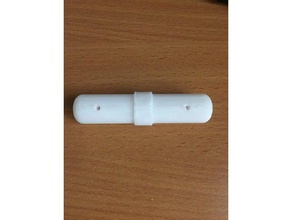 pvc 2-way 20 mm connector other fitting pipe 3d print model - Mito3D