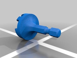 Flugzeug-Gummi-band-Wickler mechanisch ist Spielzeug 3d print model - Mito3D