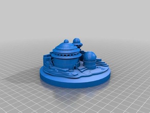 mercenários palácio diorama de star wars brinquedo jogo acessórios 3d print model - Mito3D