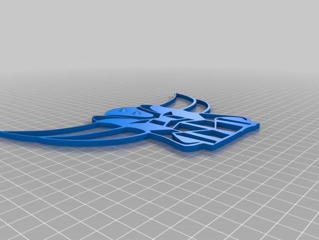 goldrake 2d 3D print model - Mito3D