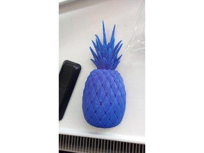 pineapple half decor 3d print model - Mito3D