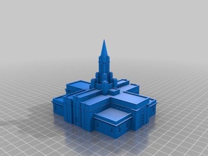 abundância templo de retrabalho último dia saint lds da igreja mórmon estátua tiny3dtemples 3d print model - Mito3D