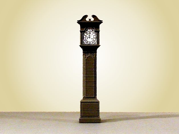 grandfather clock model furniture 3D print model - Mito3D