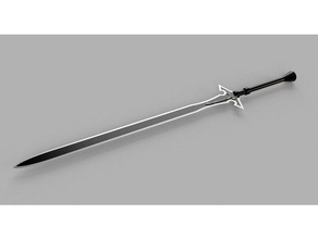 alo espada de kirito props 3d print model - Mito3D