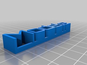 modelli 3d targhetta sculture personalizzato 3d print model - Mito3D