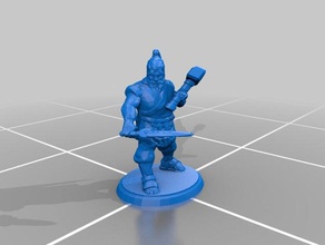 dnd characters villagers miniature 3d print model - Mito3D