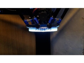 anycubic predator head light refractor 3d printer accessories 12v accessory delta enry68 future hotend kossel led ring support 3d print model - Mito3D
