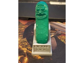 pickle rick stand people display im picklerick rickandmorty rickmorty morty 3d print model - Mito3D