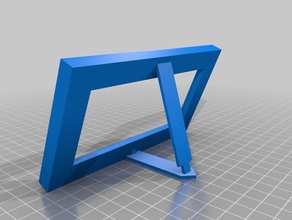 photo frame pedestal photoframe 3d print model - Mito3D