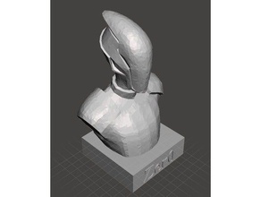 borderlands 2 zer0 assassin bust models statue 3d print model - Mito3D