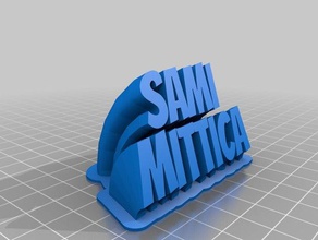 sami office personalizado 3d print model - Mito3D