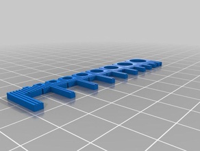 mm régua de impressão calibração 3d testes 3d print model - Mito3D