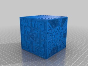 abbysus configuration other crashjensen hell cube hellcube hellraiser puzzle box 3d print model - Mito3D