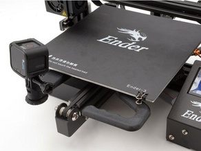 maniglia di montaggio videocamera creality ender modulari a 3 r2 y piastra del carrello a10 a10m ender3 ender3pro fotocamera pro geeetech 3d print model - Mito3D