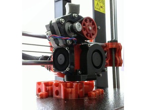 conejo oso orejas cortas mk3 extrusor 3d de la impresora partes 3d print model - Mito3D
