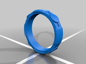 companion cube ring games 3d print model - Mito3D