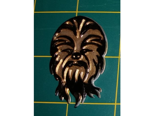 chewbacca emaye işi chewie mayhew yıldız star wars savaş 3D print model - Mito3D