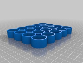 mi personalizados paramétrico de la botella bandeja e-liquidpaintnail barniz botellas organización 3d print model - Mito3D