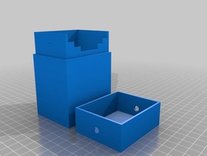 better uno card box 106 cards 87mm56mm tool holders boxes customized 3d print model - Mito3D