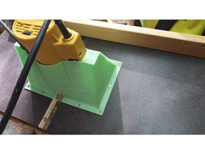 router cover under table machine tools 3d print model - Mito3D