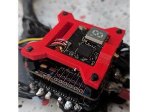 stack mount eachine vtx03 + frsky xsr fpv 3d print model - Mito3D