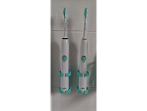 toothbrush support wall mount philips philips-sonicare holder stand 3d print model - Mito3D