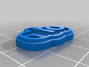 io llavero llaveros personalizado 3d print model - Mito3D