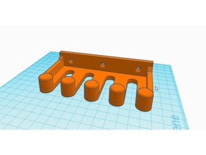 wall holder oscilloscope probes electronics rack testleadholder mount 3d print model - Mito3D
