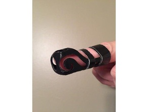 fingy guard Ringe finger ring schiene 3d print model - Mito3D