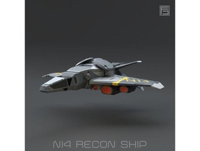 n14 recon ship toys games kibashing plane spaceship 3d print model - Mito3D
