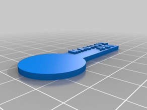 Einkaufswagen-chip inkl Halter 3d print model - Mito3D