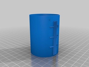 meine angepasste mess-Zylinder 3 Haushalt versorgt 3d print model - Mito3D