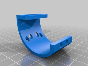 bl-touch mount 3d printer parts 3d print model - Mito3D