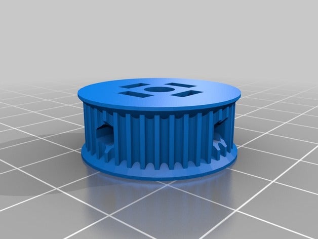 my customized gt2 gear pulley idler 3d printer parts 3D print model - Mito3D