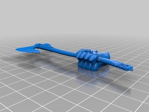 tinkercad skeleton axe 3d printing 3d print model - Mito3D