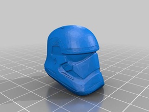 tinkercad skeleton stormtrooper helmet 3d printing star wars 3d print model - Mito3D