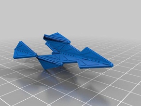 spidery battleship toys games fleet scifi starship tholian 3d print model - Mito3D