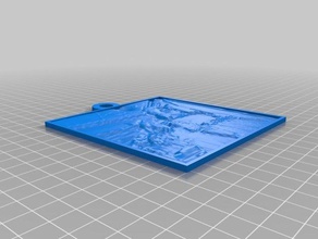 paula inverser lithopane 2d art personnalisé 3d print model - Mito3D