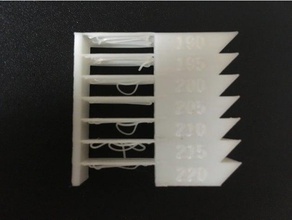 customisable heat tower bridges 3d printing tests temperature 3d print model - Mito3D