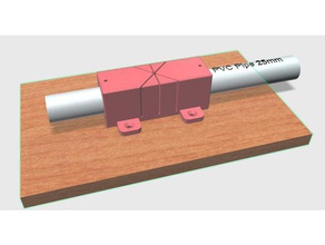 tubo de la plantilla corte 3d print model - Mito3D