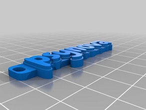 tasnuva chew keychains customized 3d print model - Mito3D