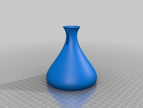 vase shaped piggy bank containers 3d print model - Mito3D