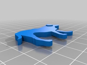 la chaîne de clé chien labrador retriever 3d print model - Mito3D