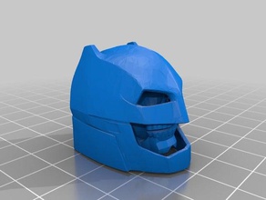 tinkercad skeleton batman mask 3d printing skull 3d print model - Mito3D