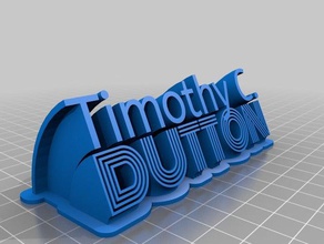 tim kundengebundene 3d print model - Mito3D