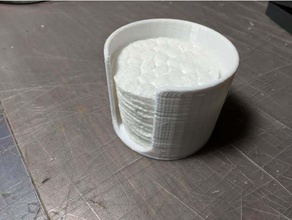 cotton pad holder pads 3d print model - Mito3D