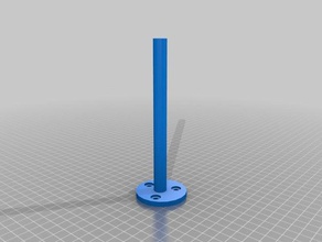 simple toilet paper roll holder bathroom accessories 3d print model - Mito3D
