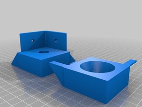 lack enclosure corners single door 3d print model - Mito3D