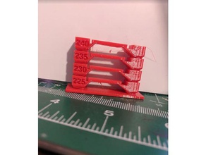 petg de la temperatura torre 3d impresión pruebas 3d print model - Mito3D